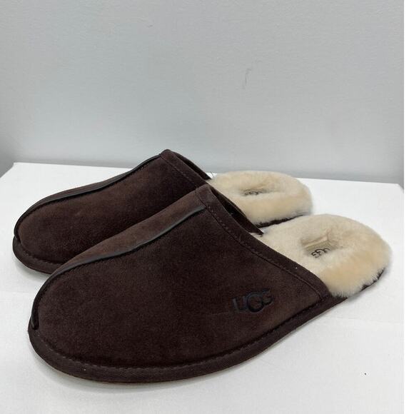 UGG Men’s Brown Suede Scuff Slippers / Size-13 main image 6